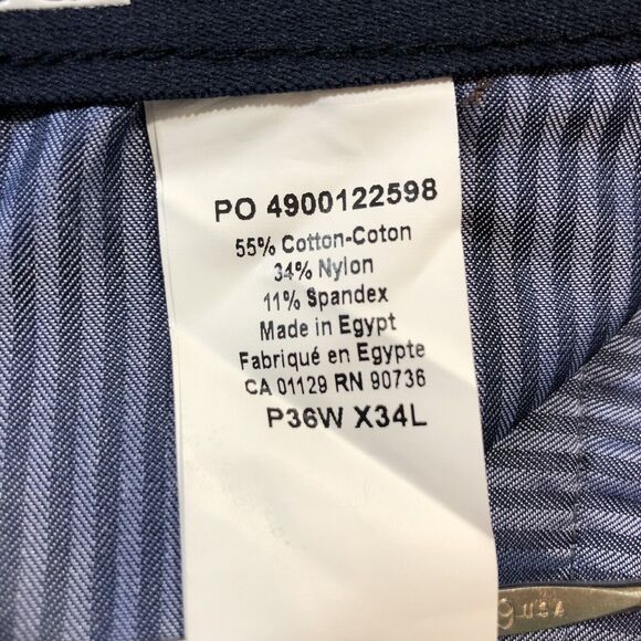 Lauren Ralph Lauren Mens Narraganse Classic Fit Norton Active Pants Wine 36x34 - Picture 9 of 10